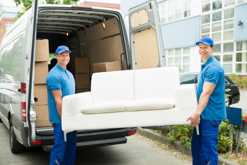 Highbury Removals staff handling customer belongings with care