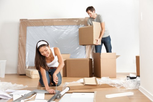 Highbury Removals logo or header illustration