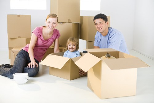 Highbury Removals team preparing for a move