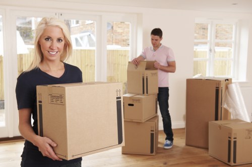 Booking and confirmation section for removal services