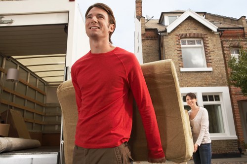 Office removals and equipment loading for a Highbury business