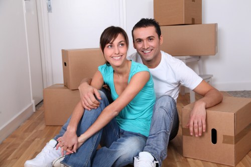 Professional team handling a safe and efficient move