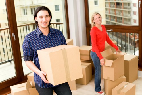 Highbury removalists packing household items securely