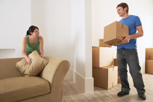Eco-friendly packing materials used by a highbury moving service